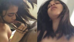 NRI Girl in Canada Hot Blowjob & Cock Video HD
