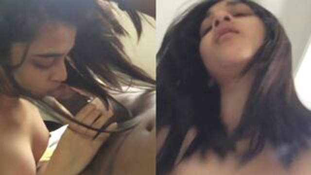 NRI Girl in Canada Hot Blowjob & Cock Video HD